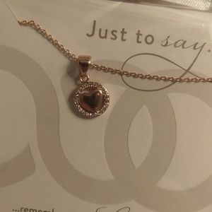 Love x Infinity England brand heart necklace